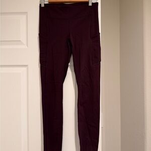 Lululemon Athletica Dark Burgundy Leggings